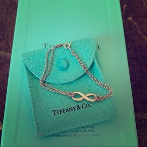 Tiffany sterling sliver Infiniti bracelet
